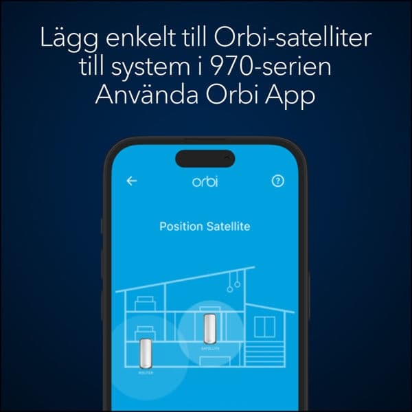 Netgear Range Extender ORBI970 WIFI7 Satellite Netgear