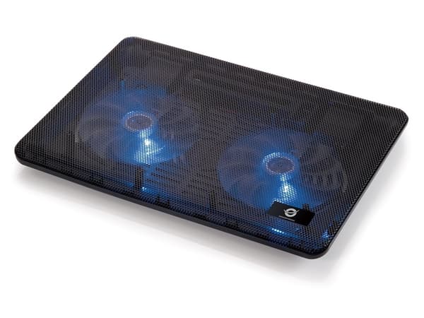 Conceptronic CNBCOOLPAD2F kylningsdynor för bärbara datorer 43,2 cm (17") Svart