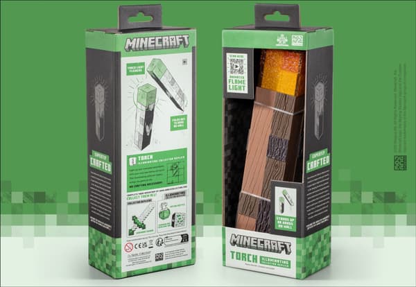 Noble Collection Minecraft Torch -valo