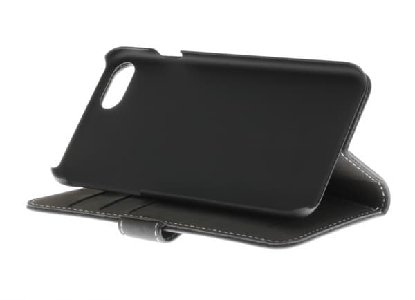 Insmat Exclusive Flip Case Pungetui til iPhone 6 / 6s / 7 / 8 / SE, sort