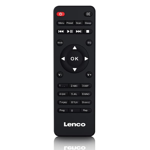 Lenco Mikrosæt med internet/ DAB+ radio Bluetooth® CD MP3 Sort