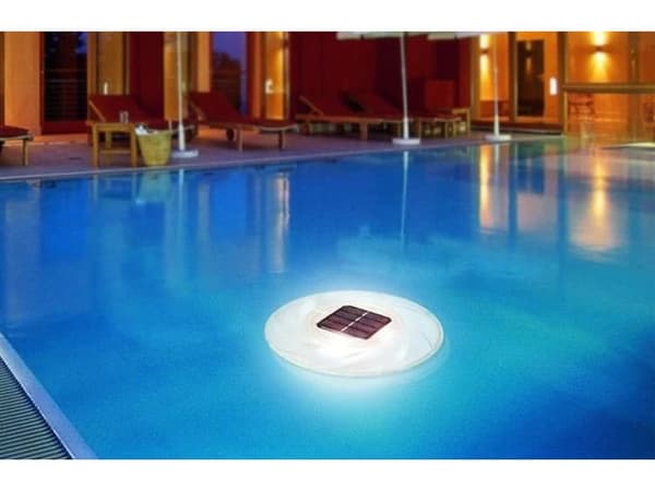 Bestway Floating Pool Light LED Solar Light, 7 farver, 18 cm