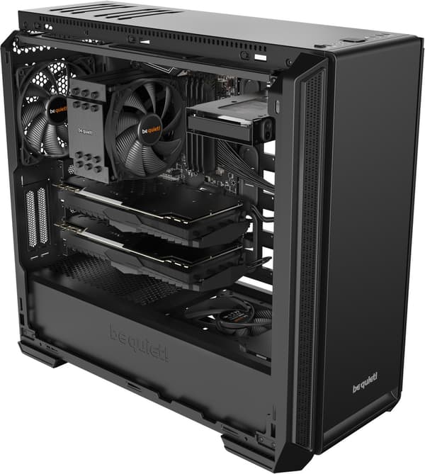 Be Quiet! Silent Base 601 ATX-chassi, svart
