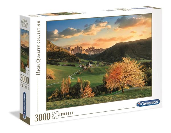 Clementoni 3000 brikker høykvalitets samling Alpene