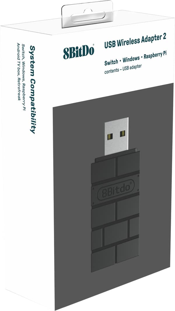 8BitDo USB Wireless Adapter 2 wireless adapter, Switch / PC
