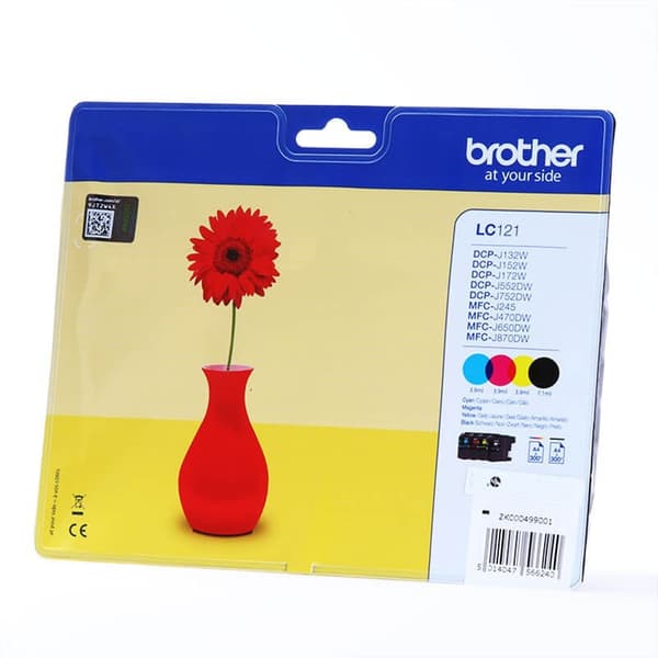Brother Musteet LC121VALBPDR LC-121 Multipack