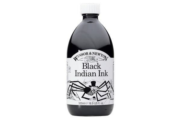 Drawing Ink 030 Black Indian ink, 500 ml