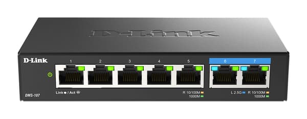 D-LINK 7-Port Multi-Gigabit Unmanaged Switch