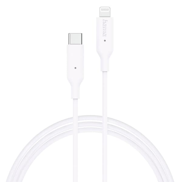 Hama Charging Cable USB-C to Lightning 1.0m White