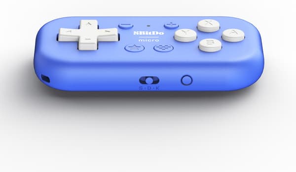 8Bitdo Micro Bluetooth Gamepad -peliohjain, sininen, Switch / Android / Raspberry Pi