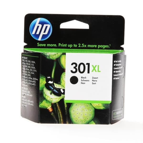HP Blæk CH563EE 301XL Sort