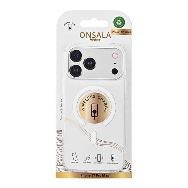 Onsala Mobildeksel MagSeries Transparent - iPhone 17 Pro Max
