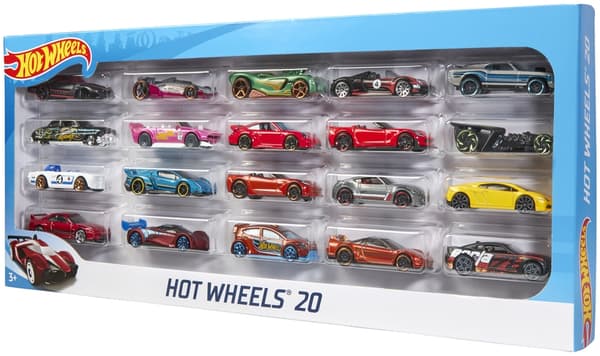 Hot Wheels minibil, 20 stk