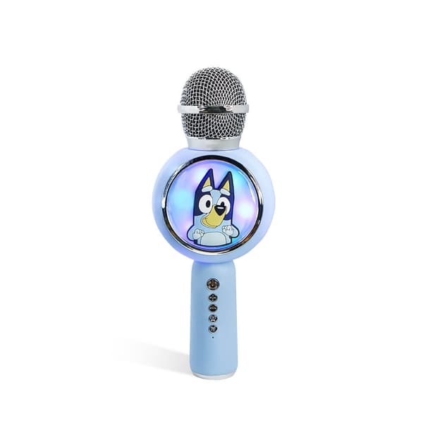 BLUEY PopSing karaokemikrofon med LED
