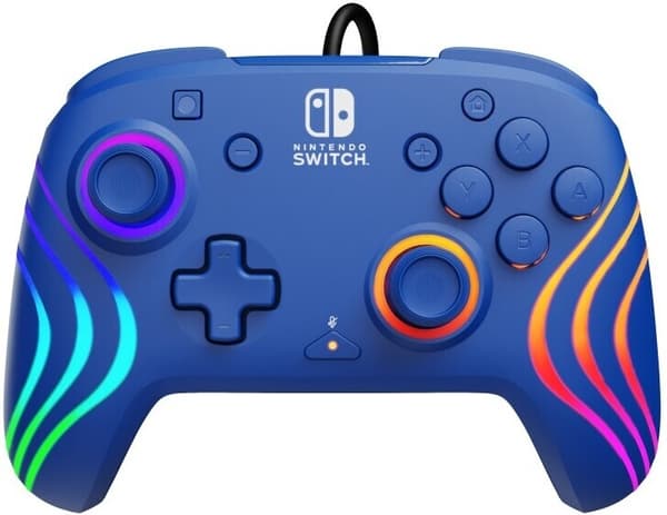 PDP Gaming Afterglow Wave Wired Controller -langallinen peliohjain, sininen, Switch