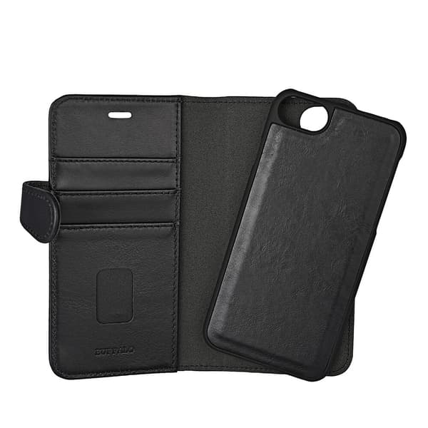 Buffalo Wallet Læder iPhone 6/7/8/SE2020/22 Sort