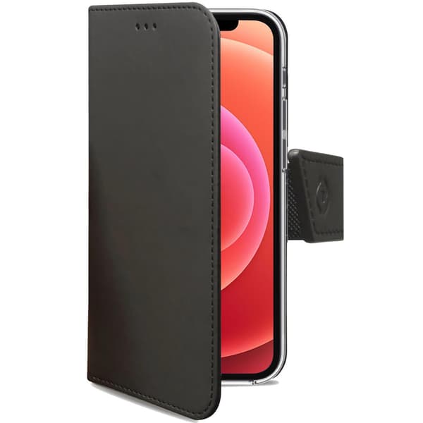 Celly Wallet Case iPhone 12 / 12 Pro Svart