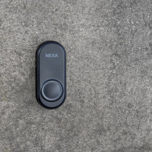 nexa MLT-1925 Dörrklocka tryckknapp Svart