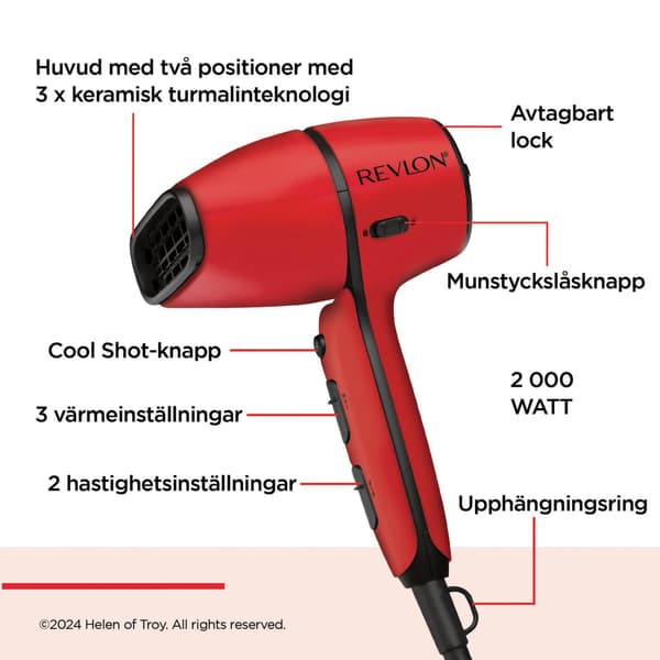 Revlon Hårføner luftstrømskontroll 2000watt RVDR5320