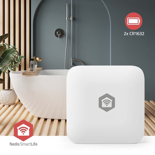Nedis SmartLife Klimatsensor | Zigbee 3.0 | Batteridriven | Android™ / IOS | Vit