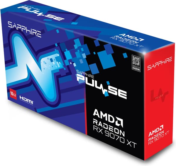 Sapphire Technologies Sapphire PULSE AMD Radeon RX 9070 XT grafikkort