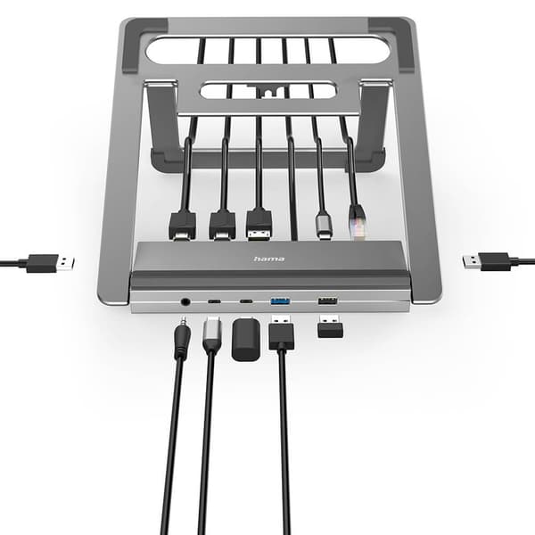 Hama USB-C Dockningsstation 12in1