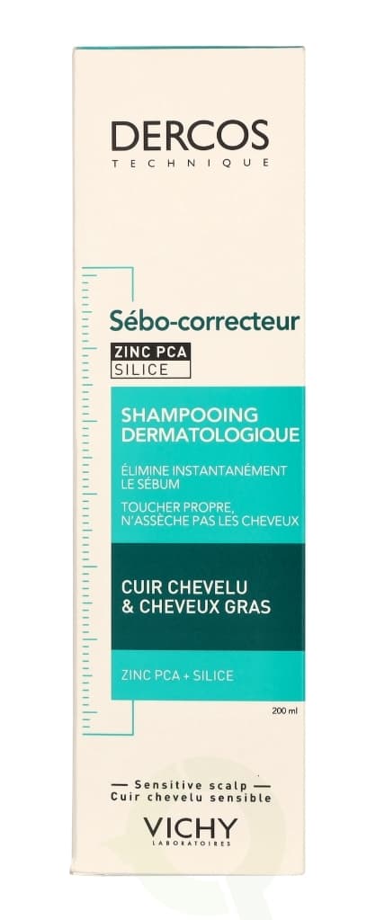 Vichy Dercos Oil-Correct Dermatological Shampoo 200 ml