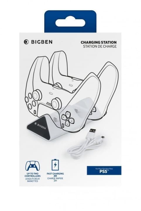 Bigben PS5 dobbelt oplader V2