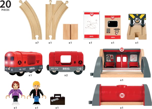 BRIO World 33513 - Tunnelbaneset