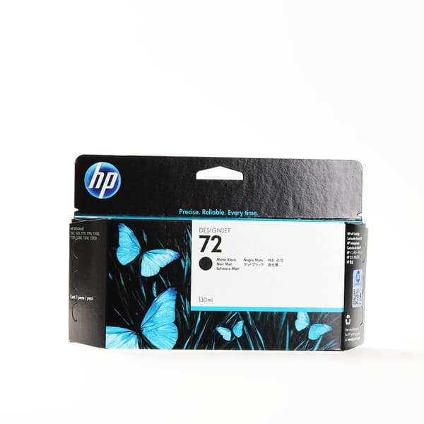HP Bläck C9403A 72 Mattsvart