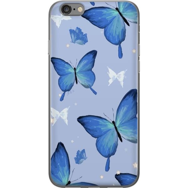 Mobildeksel til Apple iPhone 6s med Blå sommerfugler motiv
