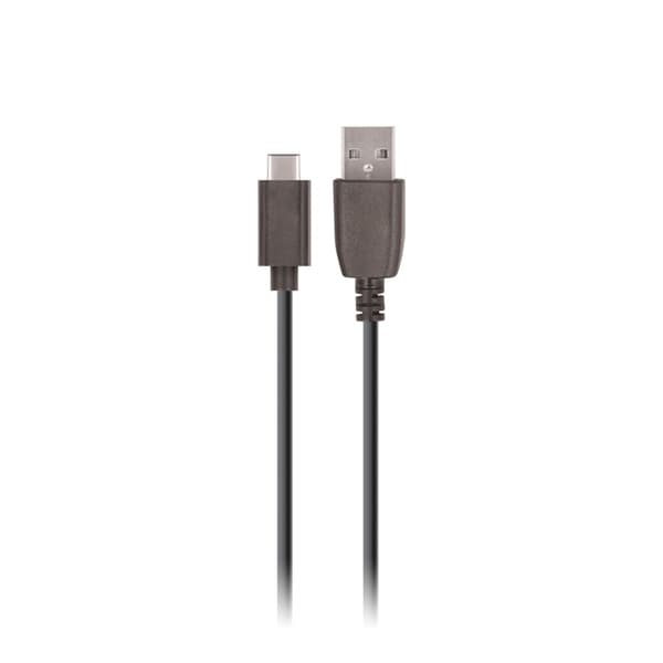 Maxlife USB - USB-C-kabel (hurtiglading 2A), 1 m, svart