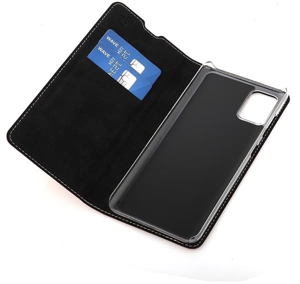 Wave BookCase skyddsfodral, Samsung Galaxy A51, roséguld