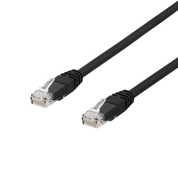 DELTACO U/UTP Cat6a patchkabel, LSZH (Low smoke zero halogen), 20m, so