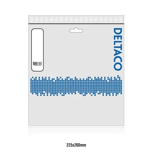 DELTACO fiberkabel, LC - ST, 50/125, OM3, duplex, multimode, 3m