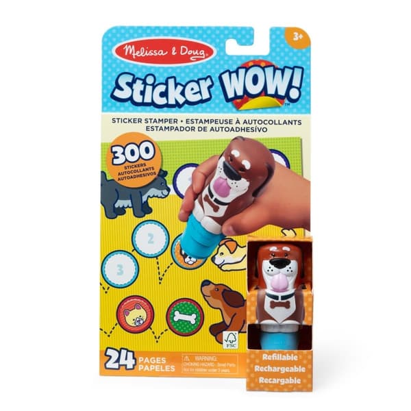 Melissa & Doug Tarra WOW! Koira kirjan & Tarrat