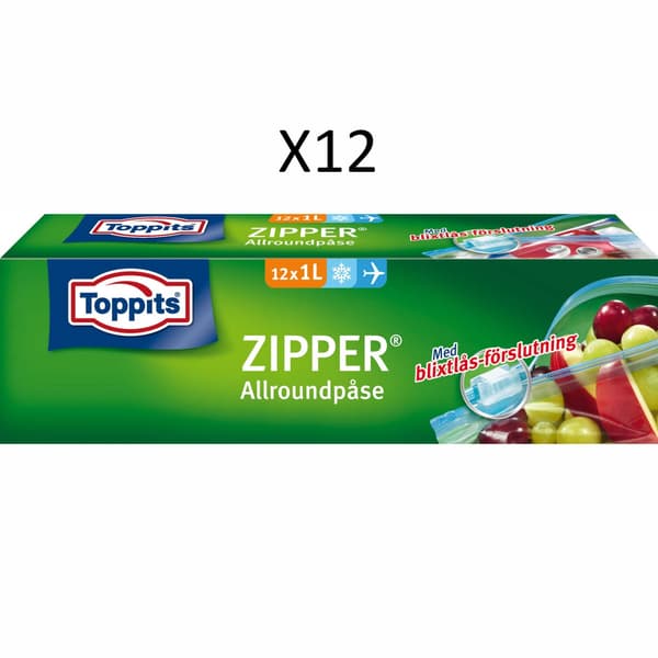 Toppits ZIPPER 1L   12st DFP