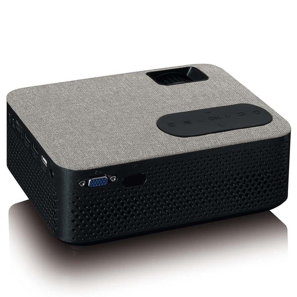 Lenco HD 720P LCD-projektori Bluetoothilla Harmaa