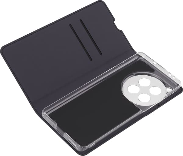 FoneKit BookCase -suojakotelo, OnePlus 12, musta