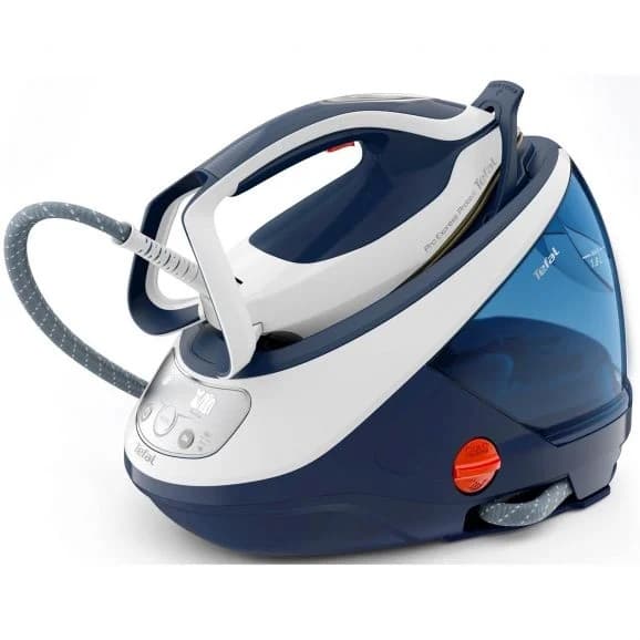 Tefal Pro Express Protect strykestasjon, blå/hvit
