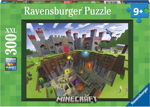 Minecraft Cutaway-puslespill, 300 brikker