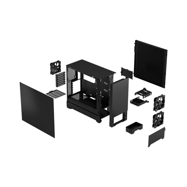 Fractal Design Pop Silent Svart Solid