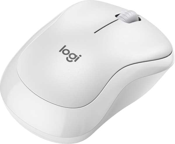 Logitech M240 Silent-mus, hvid