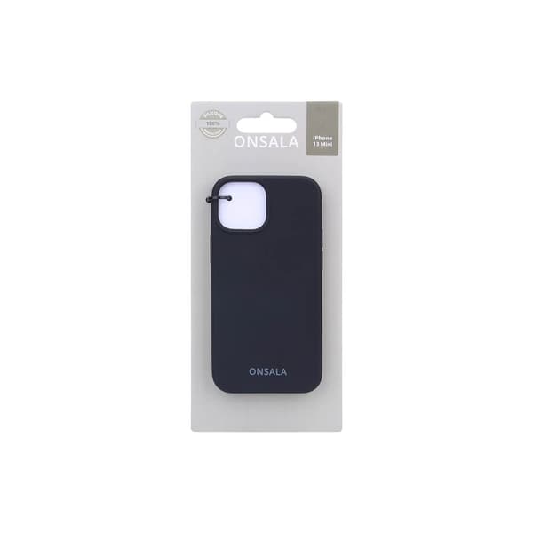 Onsala Suojakuori Silikooni Black - iPhone 13 Mini