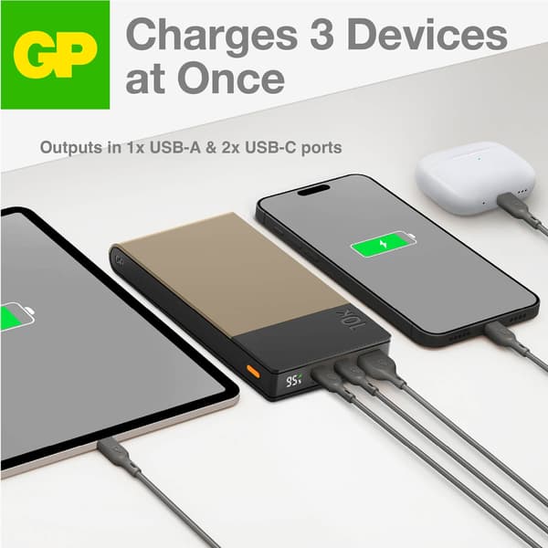 GP Virtapankki M2+ 10000mAh Beige