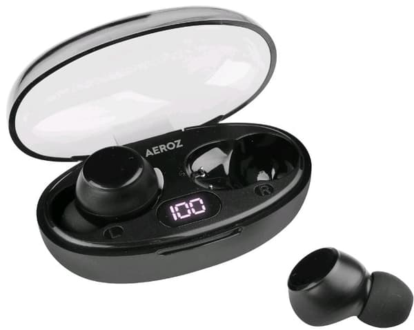AEROZ TWS-1010 BLACK - ekte trådløse ørepropper