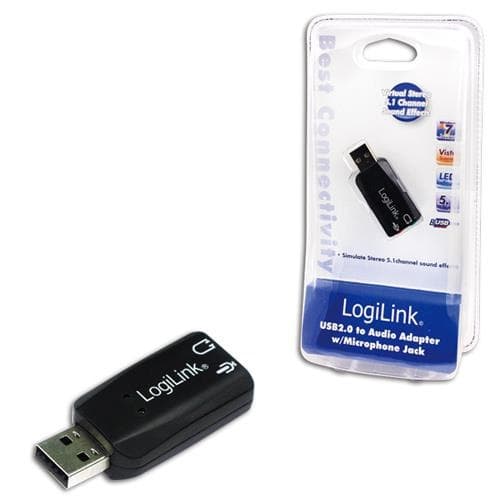 LogiLink USB-lydkort Virtuell 5.1-lyd