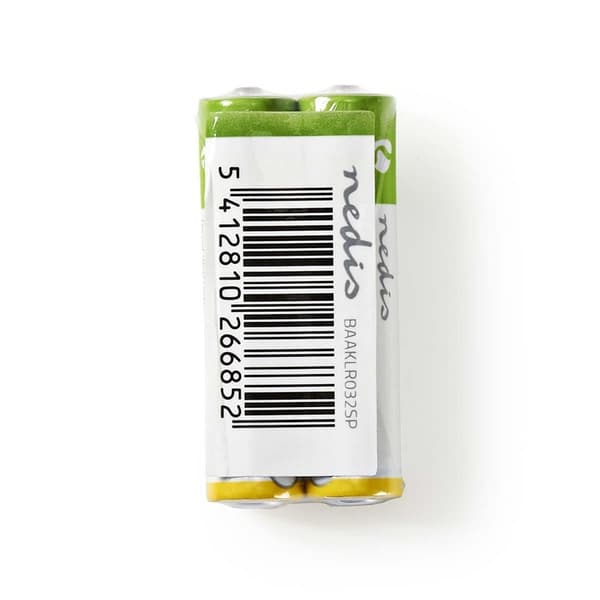 Nedis Alkaline Batteri AAA | 1.5 V DC | 2-Pack