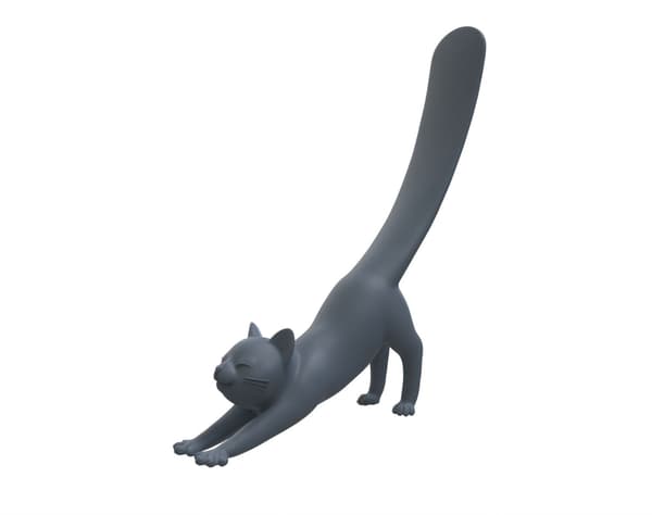 Winkee Kitty aamiaislastalla
