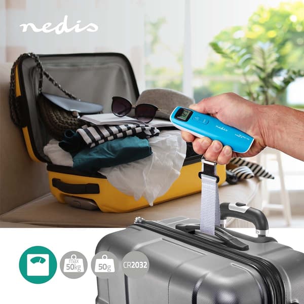Nedis Digital Bagasje Scale | 50 kg | Tarefunksjon